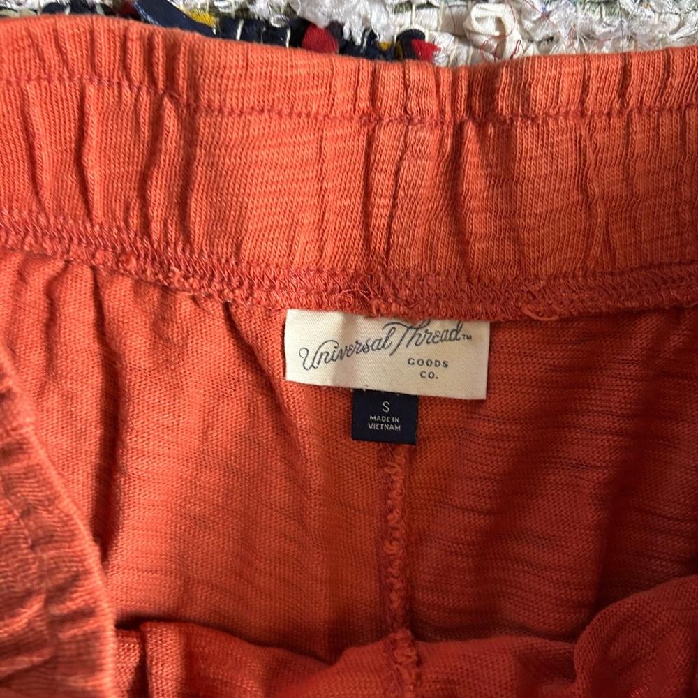 Universal Thread Burnt Orange Lounge Tee and Shorts Set M/S - Picture 5 of 7